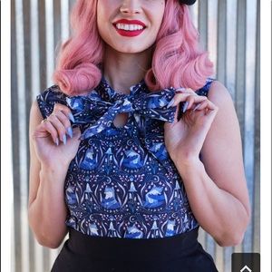 Retrolicious Fox Print Top